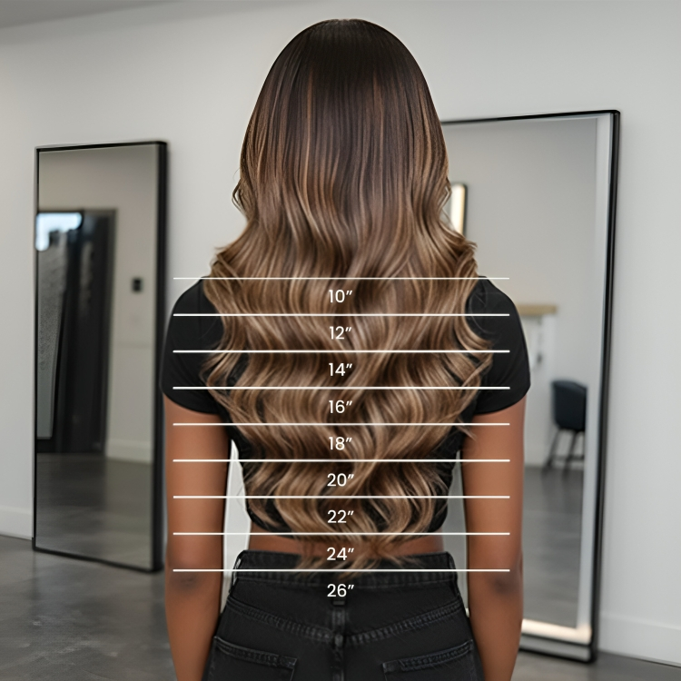 Hair Extension Black Long Straight