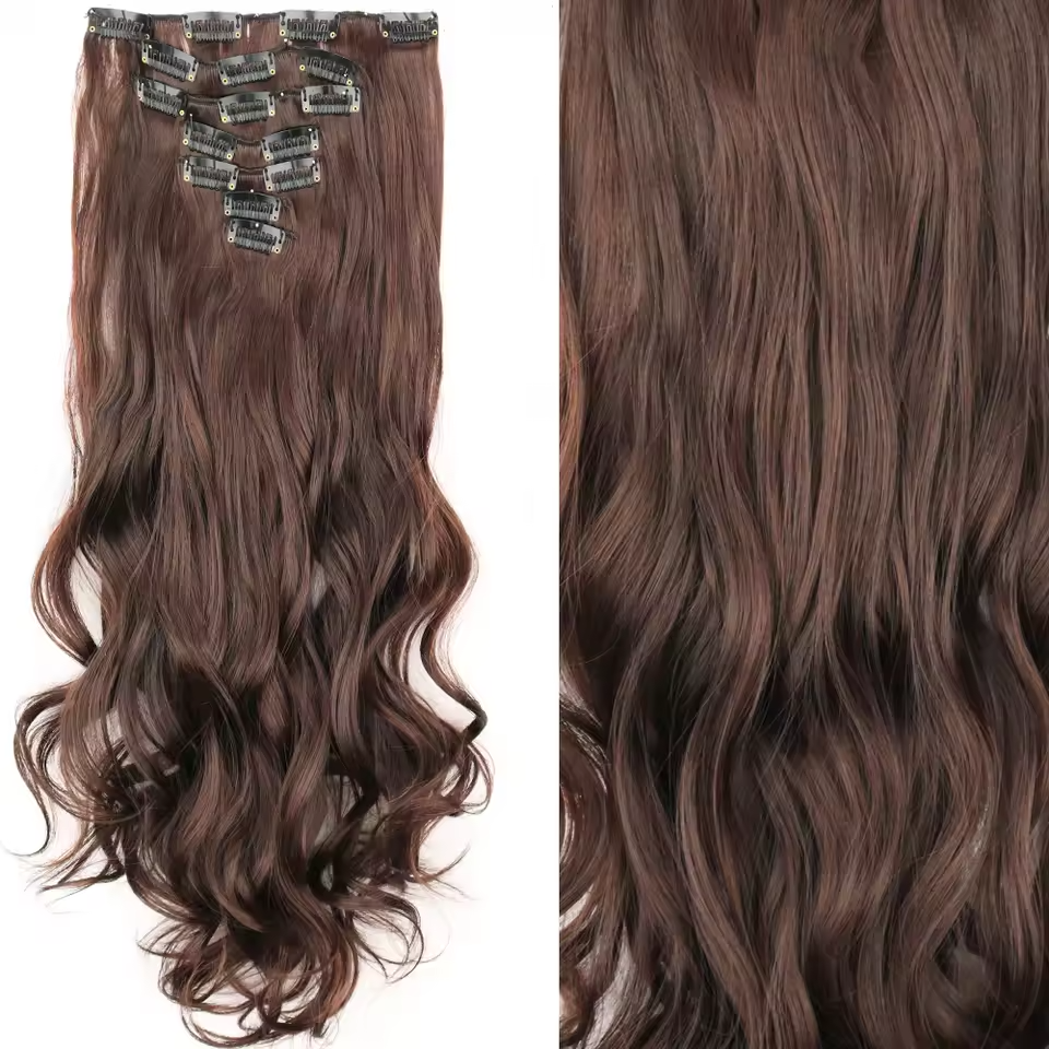 auburn long hair extension