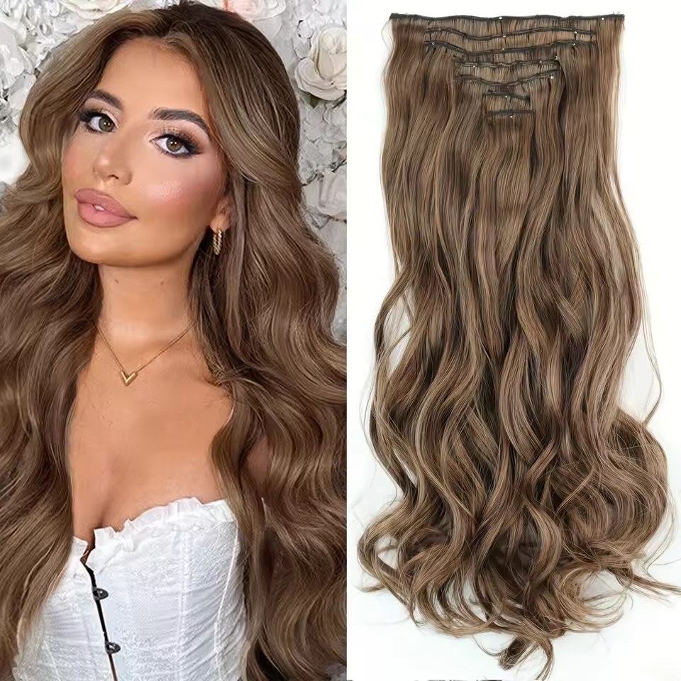 Hair Extension Black Long Straight