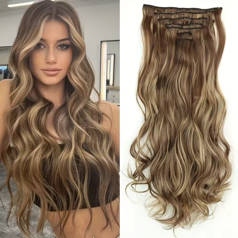 Hair Extension Black Long Straight