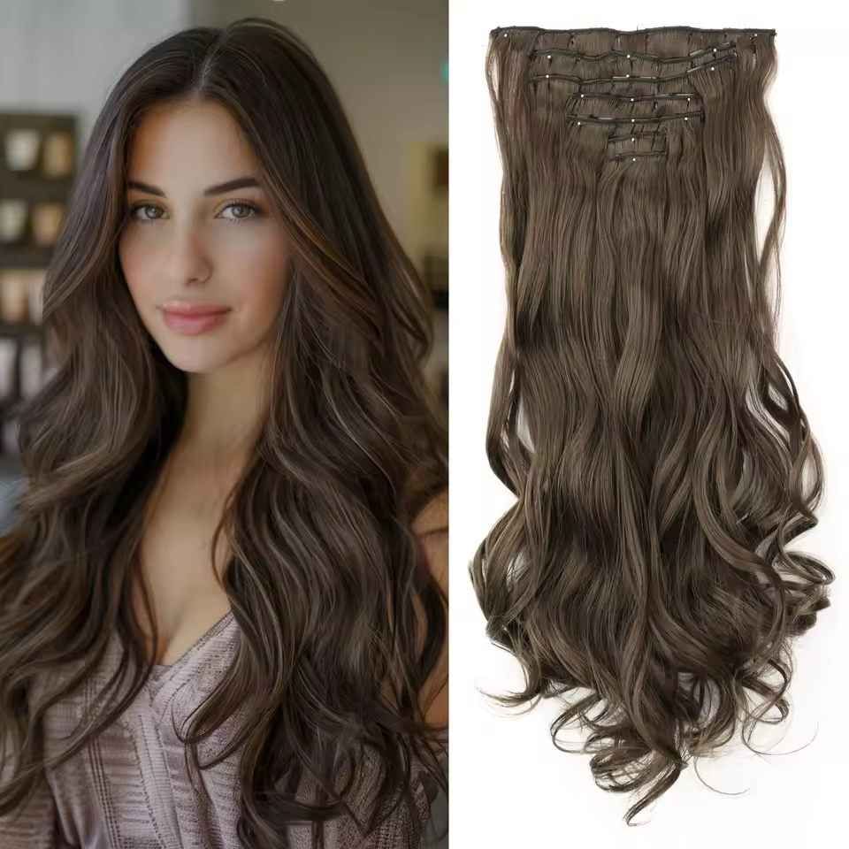 Hair Extension Black Long Straight