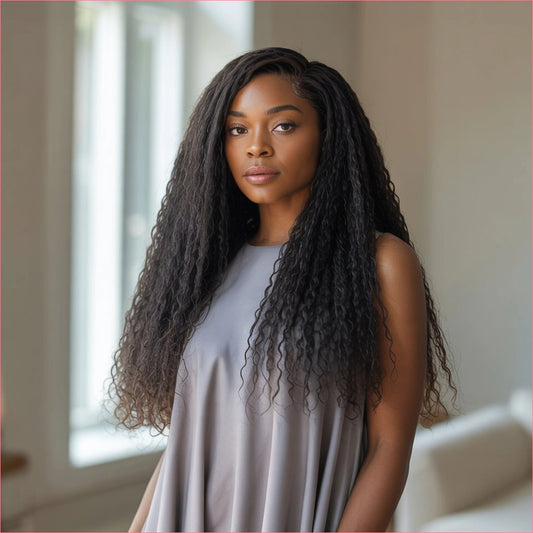 kinky straight human hair bundles