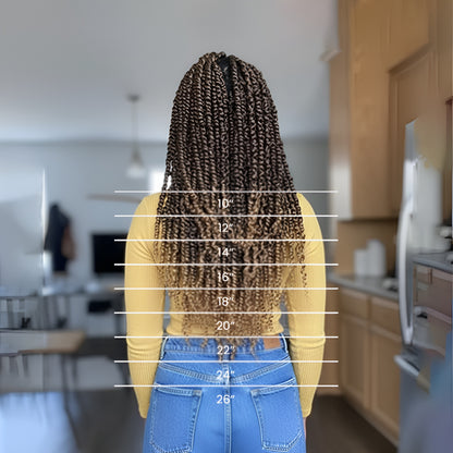 Synthetic Passion Twists Crochet Hair 