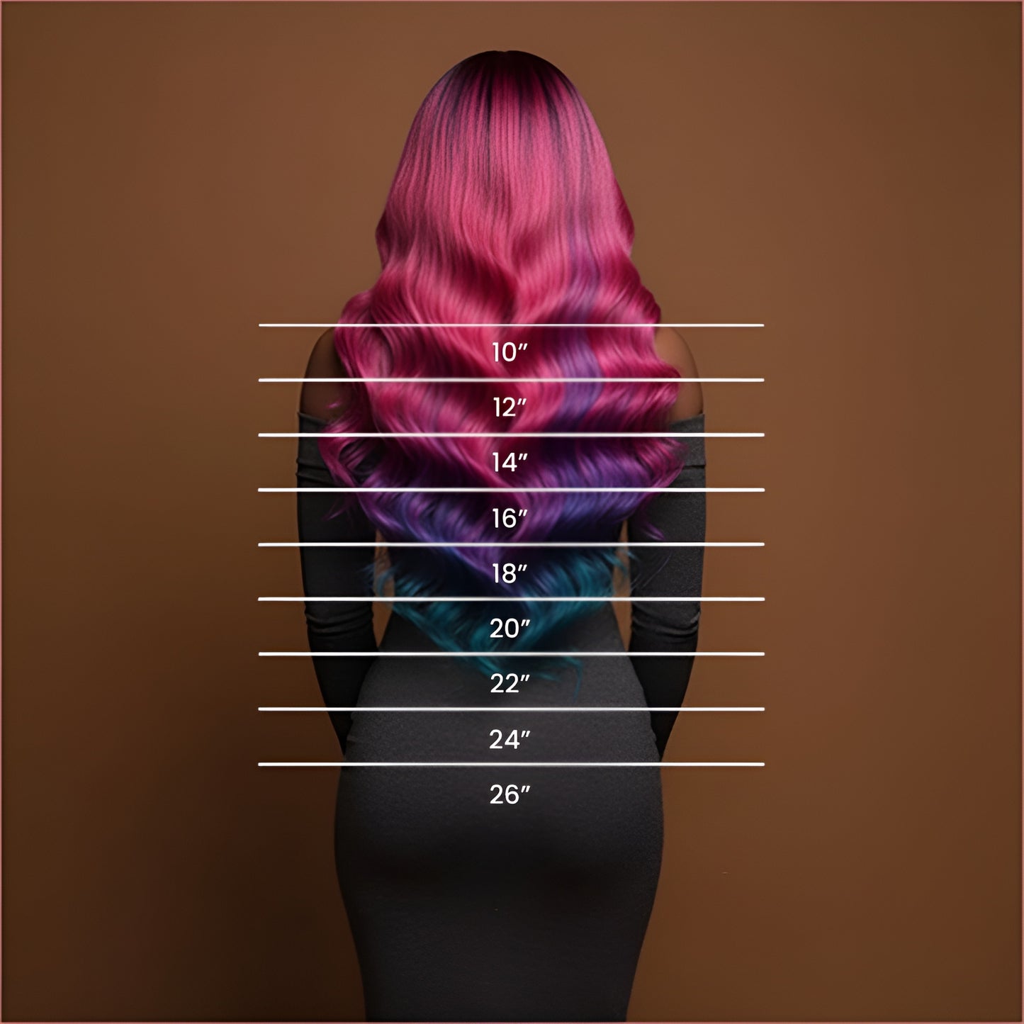 Unicorn Clip in Colored Hair Extensions