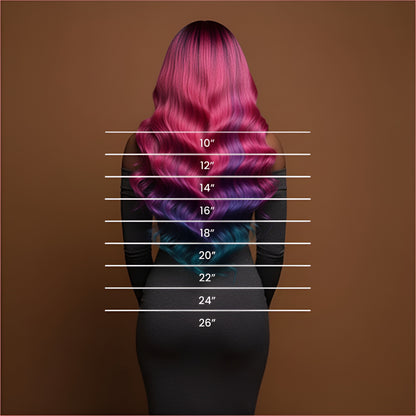 Unicorn Clip in Colored Hair Extensions