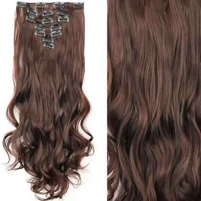 auburn long hair extension