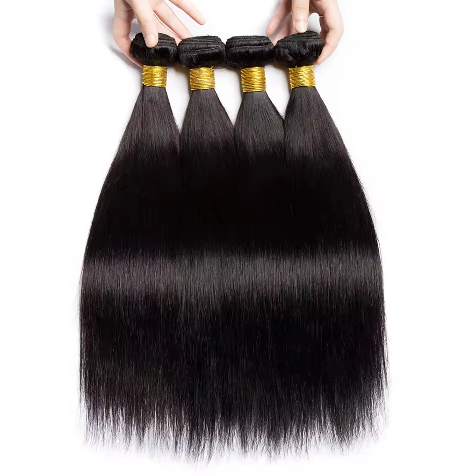 Straight Human Hair Weave Bundles