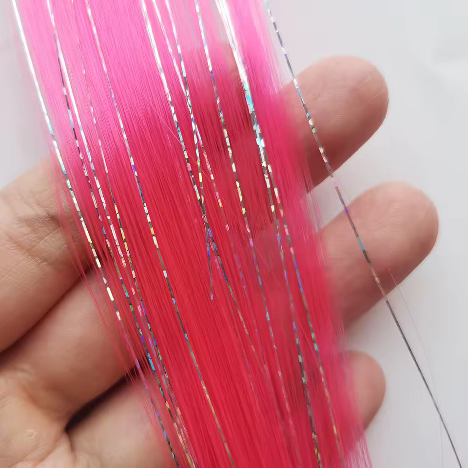 Cherry Bomb colored hair extensions