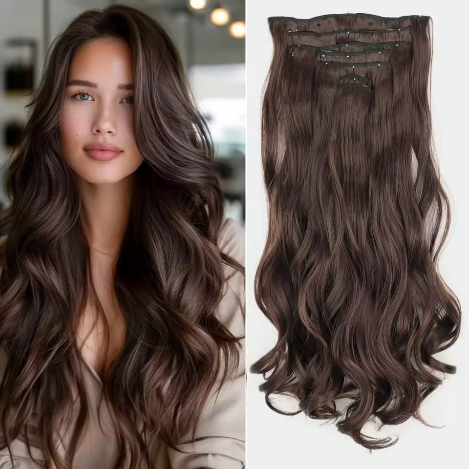 Hair Extension Black Long Straight