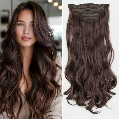Hair Extension Black Long Straight
