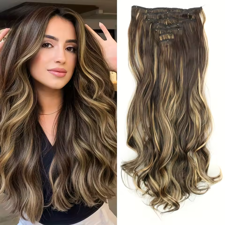 Dark Brown with Highlights