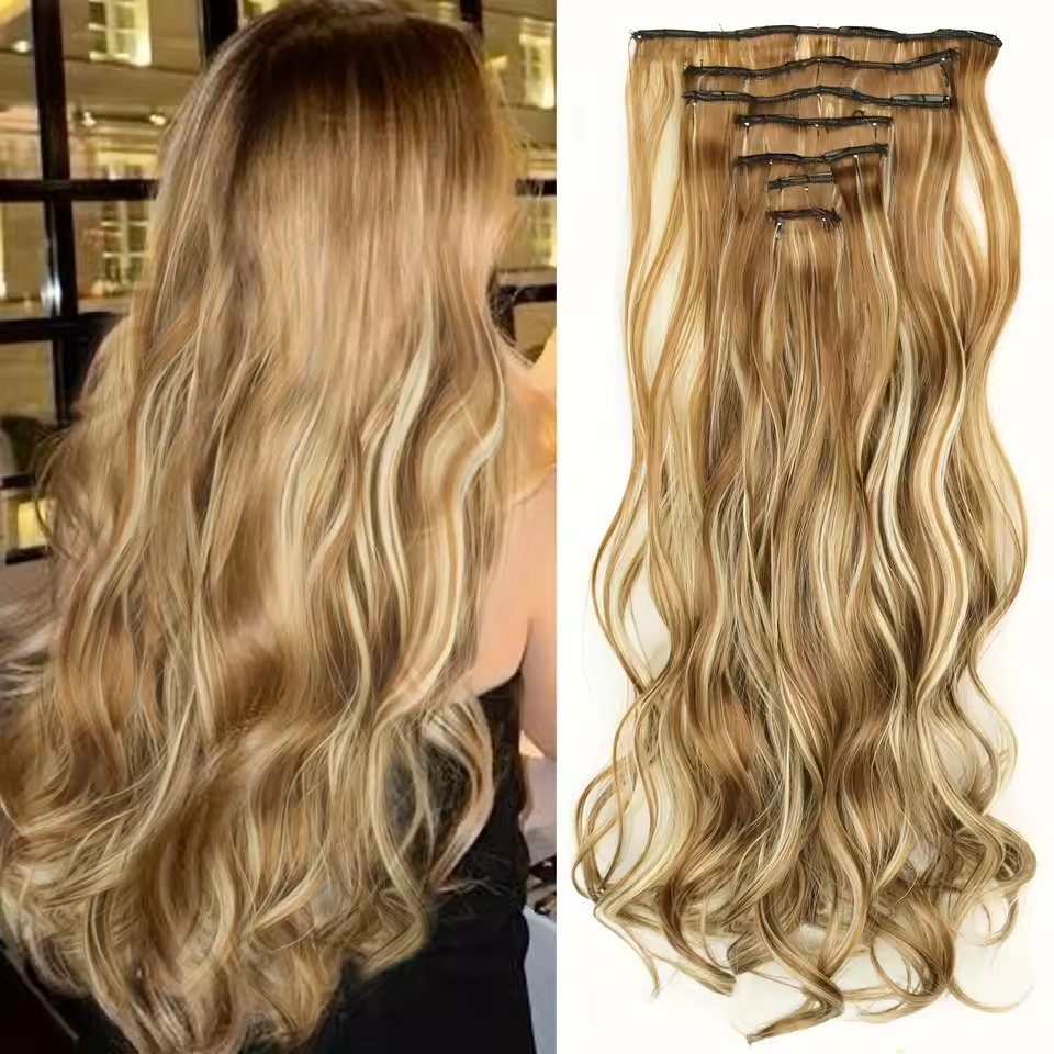 Hair Extension Black Long Straight