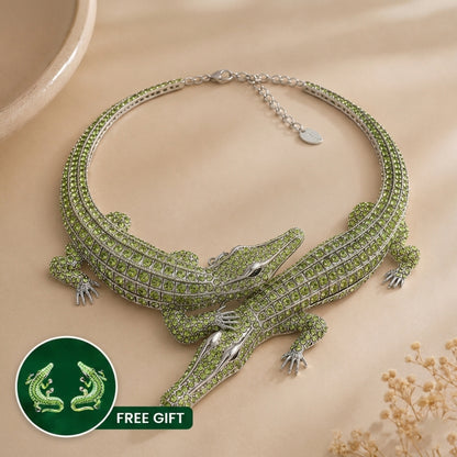 Alligator Necklace for Women | Stylish Crocodile Necklace | Gift idea for Her
