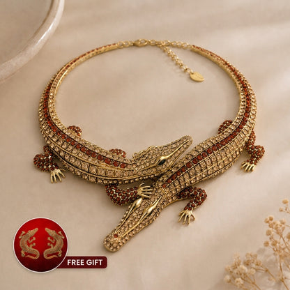 Alligator Necklace for Women | Stylish Crocodile Necklace | Gift idea for Her