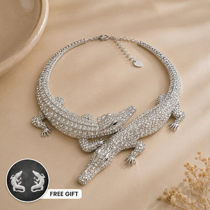 Alligator Necklace for Women | Stylish Crocodile Necklace | Gift idea for Her
