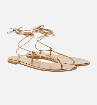 Metallic Sandals