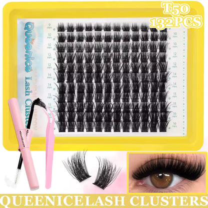 DIY Eyelash Extension Kit with Lash Bond, Seal and Lash Accessories