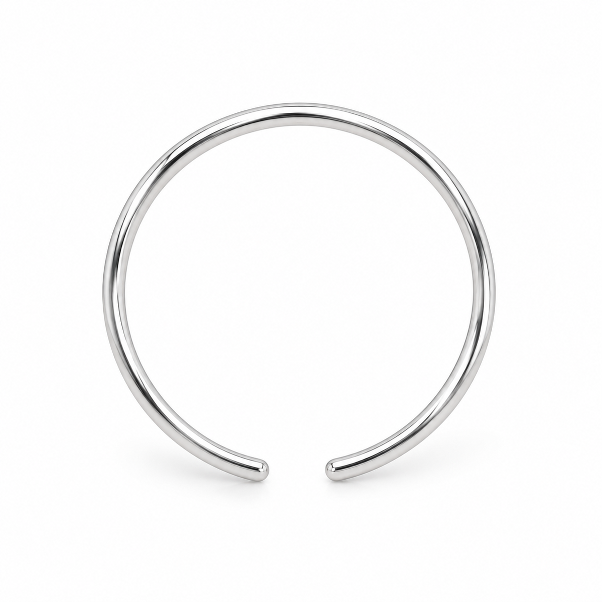 Fashion Crystal Stainless Steel Nose Stud Piercing for Women, Hypoallergenic 1.8mm Nose Ring, Straight/L/Screw Shaped